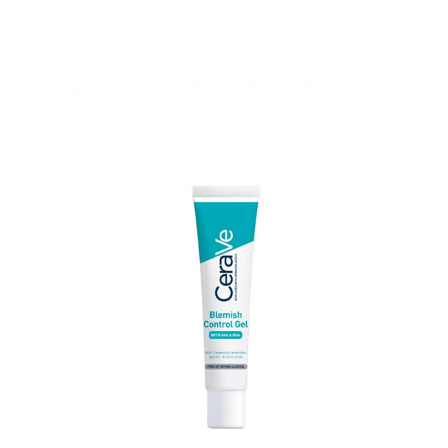 CeraveBlemishControlGel40ml Tube of Cerave Blemish Control Gel by Cerave, a moisturizing gel indicated for reducing imperfections and refining skin texture.