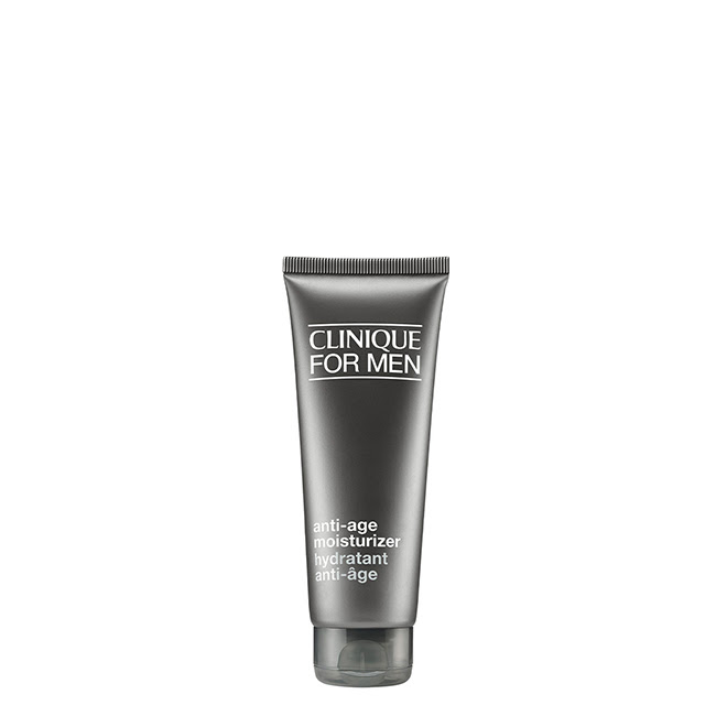CliniqueMenAnti-AgeMoisturizer100ml Product container of Clinique Men Anti-Age Moisturizer by Clinique, a moisturizing cream indicated for fighting signs of aging in men.