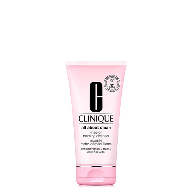 CliniqueRinseOffFoamingCleanserCombinationOilySkin150ml Bottle of Clinique Rinse Off Foaming Cleanser Combination Oily Skin by Clinique, a cream-mousse indicated for purifying oily skin.