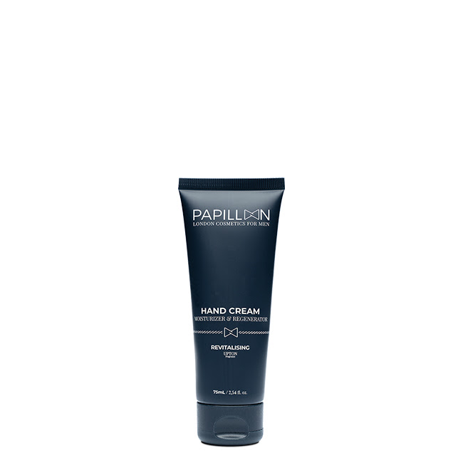 PapillonHandCream75ml Tube of Papillon Hand Cream by Papillon, a creamy texture indicated for moisturizing and repairing dry and chapped hands.