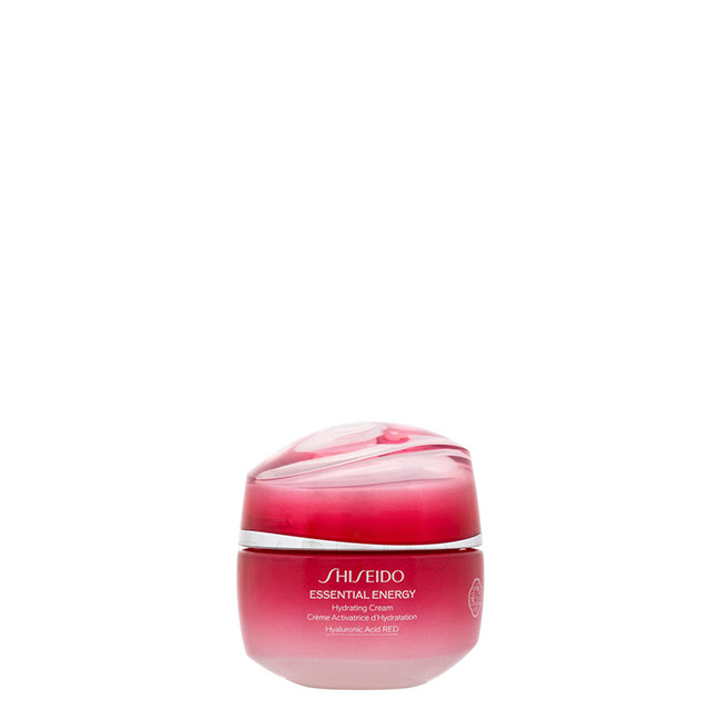 ShiseidoEssentialEnergyHydratingCream50ml Jar of Shiseido Essential Energy Hydrating Cream, a lightweight cream indicated for intense skin moisturizing and protection.