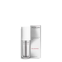 Bottle  of  Shiseido  Men  Total  Revitalizer  Light  Fluid  by  Shiseido,  a  moisturizing  fluid  indicated  for  improving  skin  firmness  and  radiance.