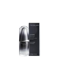 Bottle  of  Shiseido  Men  Ultimune  Power  Infusing  Concentrate  by  Shiseido,  a  hydrating  serum  indicated  for  regenerating  skin  damage.