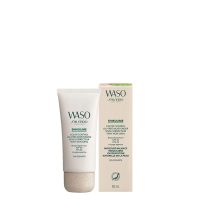 Jar  of  Shiseido  Waso  Shikulime  Color  Control  Oil-Free  Moisturizer  by  Shiseido,  a  cream  indicated  for  UV  protection.