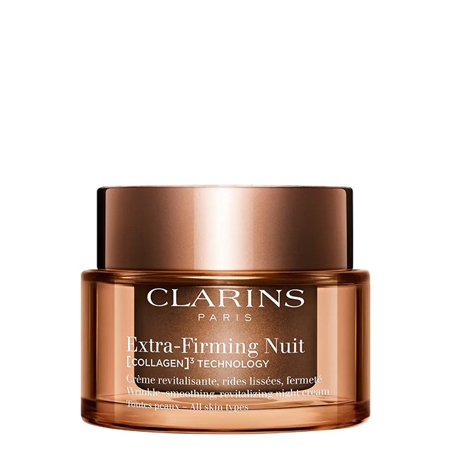 Clarins Extra-Firming Regenerating Night Cream 50ml Jar of Clarins Extra-Firming Regenerating Night Cream by Clarins, a night cream indicated for firming and smoothing wrinkles.