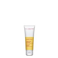 Tube  of  Clarins  Comfort  Scrub  Nourishing  Oil  Scrub  by  Clarins,  an  exfoliating  scrub  indicated  for  nourishing  facial  skin.