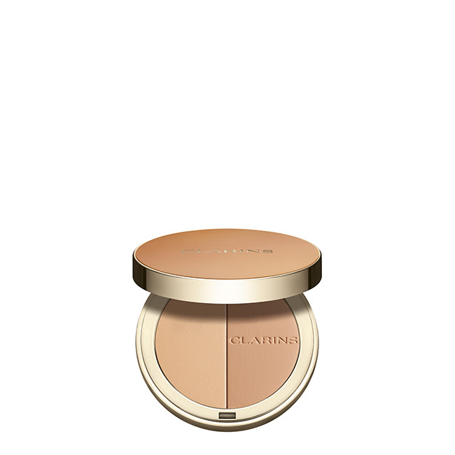 ClarinsEverBronzeCompactPowderDuoLightTone10g Clarins Ever Bronze Dúo Polvos Compactos Bronceadores Tono 01 Claro 10g - Image 1