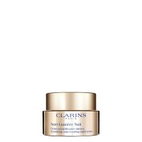 Jar  of  Clarins  Nutri-Lumière  Nourishing  and  Rejuvenating  Night  Cream  by  Clarins,  a  cream  indicated  for  nourishing  the  skin.