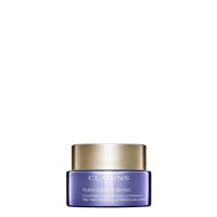 Jar  of  Clarins  Nutri-Lumière  Revive  Revitalizing  Day  Cream  by  Clarins,  a  cream  indicated  for  brightening  and  nourishing  skin.