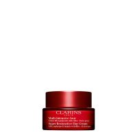 Jar  of  Clarins  Super  Restorative  Day  Cream  by  Clarins,  a  nourishing  cream  indicated  for  moisturizing  and  reducing  wrinkles.
