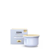 Jar  of  Isdin  Isdinceutics  Hyaluronic  Moisture  Refill  by  Isdin,  a  lightweight  cream  indicated  for  hydration  of  normal  to  dry  skin.
