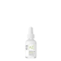 Bottle  of  SVR  Sebiaclear  AZ  Ampoule  Flash  by  SVR,  a  fluid  concentrate  indicated  for  reducing  skin  imperfections  and  redness.