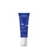 Product  container  of  Uriage  Age  Lift  Filler  Instant  Filler  Care  by  Uriage,  a  cream-gel  indicated  for  filling  wrinkles.