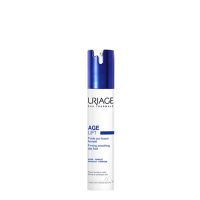 Bottle  of  Uriage  Age  Lift  Firming  Smoothing  Day  Fluid  by  Uriage,  a  fluid  indicated  for  matifying  and  firming  the  skin.