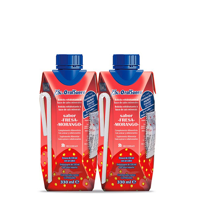 Bi-OralSueroStrawberryFlavor2x330ml バイオオーラル スエロ ストロベリーフレーバー 2x330ml - 画像 (1)