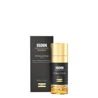 Bottle  of  Isdinceutics  Retinal  Intense  Serum  by  Isdin,  a  night  serum  indicated  for  wrinkles  and  skin  renewal.
