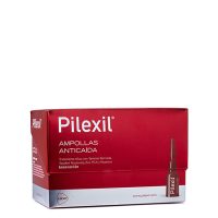 Box  of  Pilexil  Anti-Hair  Loss  Ampoules  by  Pilexil,  a  liquid  treatment  indicated  for  combating  excessive  hair  loss.