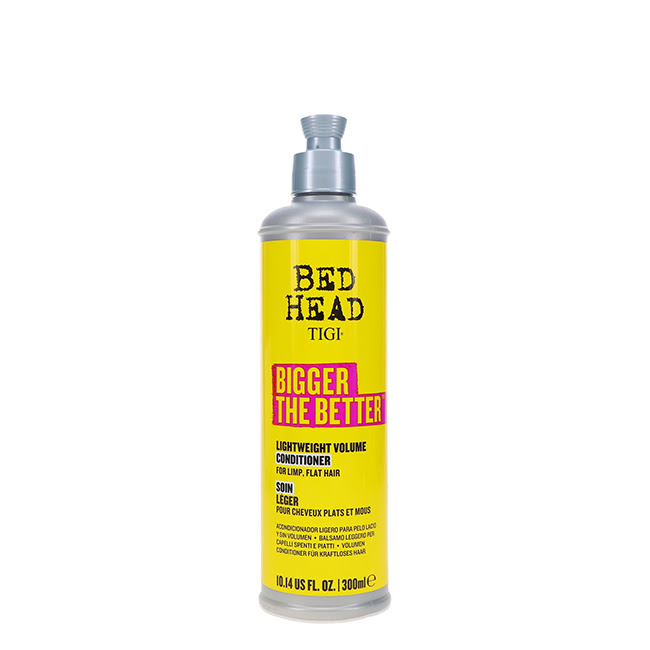 TigiBedHeadBiggertheBetterLightweightVolumeConditioner300ml Tigi Bed Head Bigger the Better Lightweight Volume Conditioner 300ml