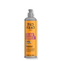 Bottle  of  Tigi  Bed  Head  Colour  Goddess  Oil  Infused  Conditioner  by  Tigi,  a  conditioner  indicated  for  nourishing  colored  hair.