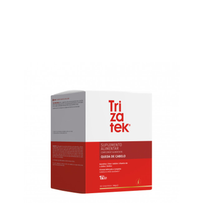 TrizatekAnti-HairLossTabletsx180 Box of Trizatek Anti-Hair Loss Tablets by Trizatek, a food supplement indicated for preventing hair loss.
