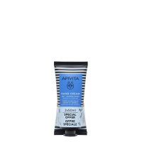 Tube  of  Apivita  Hypericum  &  Beeswax  Hand  Cream  Duo  by  Apivita,  a  hand  cream  indicated  for  repairing  cracks  and  dry  skin.