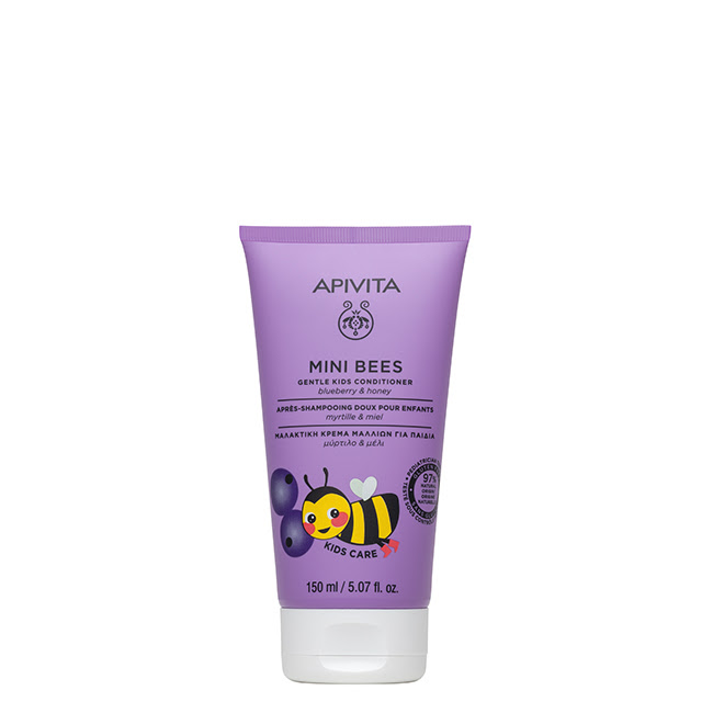 ApivitaMiniBeesGentleKidsConditioner150ml Bottle of Apivita Mini Bees Gentle Kids Conditioner by Apivita, a conditioner indicated for detangling and softening hair.