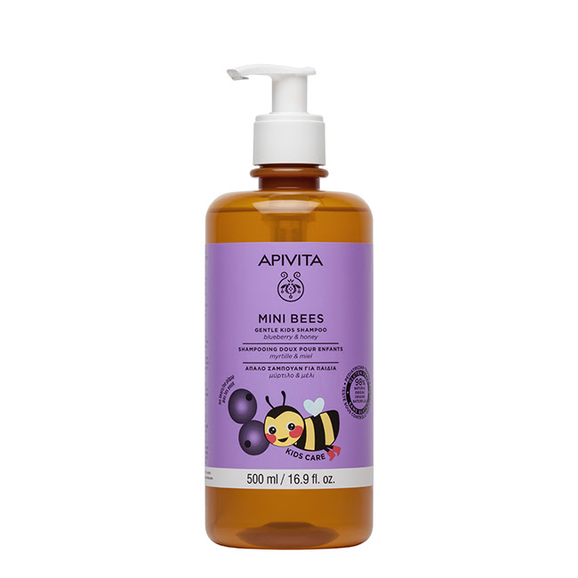 ApivitaMiniBeesGentleKidsShampoo500ml Apivita Mini Bees Champú Suave para Niños 500ml - Image 1