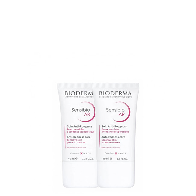 BiodermaSensibioARAnti-RednessCareDuo2x40ml Bioderma Sensibio AR Cuidado Antienrojecimiento Dúo 2x40ml - Image 1