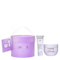 Box  of  Caudalie  Vinotherapist  Gift  Set  by  Caudalie,  a  body  care  set  indicated  for  nourishing  and  repairing  dry  skin.
