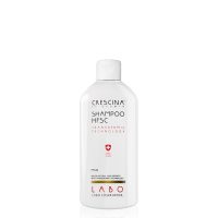 Bottle  of  Crescina  HFSC  Transdermic  Man  Shampoo  by  Crescina,  a  shampoo  indicated  for  stimulating  male  hair  growth.