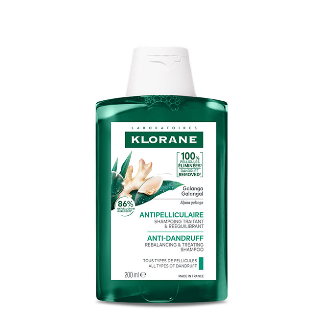 Klorane Galanga Rebalancing And Treating Anti-Dandruff Shampoo 200ml Klorane ガランガバイオ フケ防止リバランシングシャンプー 200ml - 画像 (1)