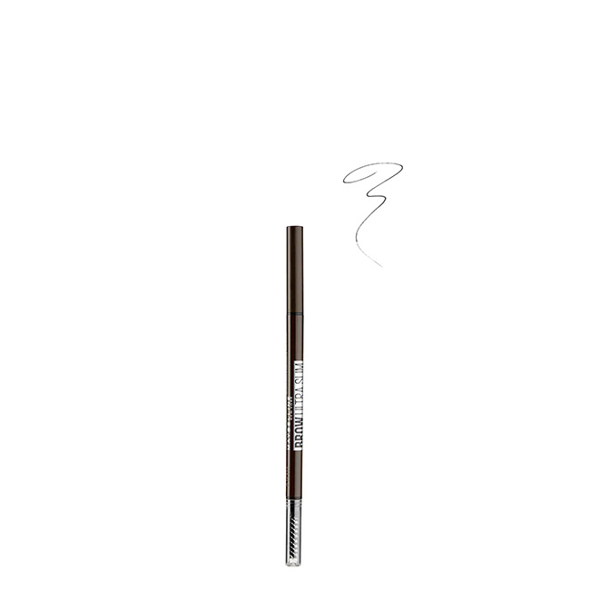 MaybellineBrowUltraSlimEyebrowPencilColor06BlackBrown09g Maybelline Brow Ultra Slim Lápiz de Cejas Color 06 Black Brown 0,9g - Image 1
