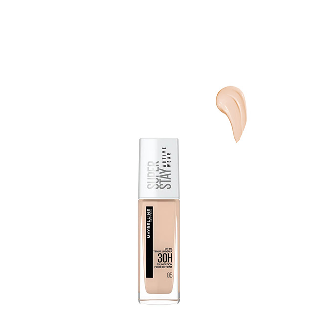 MaybellineSuperStay30hActiveWearFoundationColor05LightBeige30ml メイベリン スーパーステイ 30h アクティブ ウェア ファンデーション カラー 05 ライトベージュ 30ml - 画像 (1)