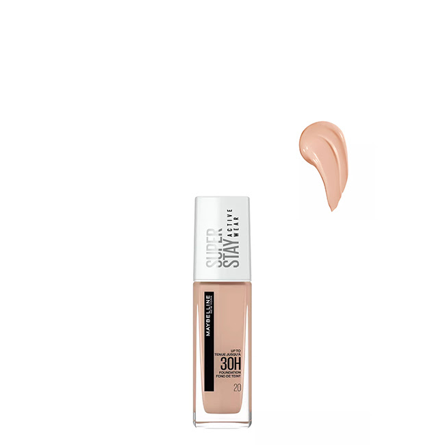 MaybellineSuperStay30hActiveWearFoundationColor20Cameo30ml メイベリン スーパーステイ 30h アクティブウェア ファンデーション カラー 20 カメオ 30ml - 画像 (1)