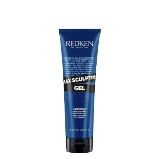 Redken Max Sculpting Gel Bottle of Redken Max Sculpting Gel by Redken, a styling gel indicated for dense and long-lasting extra-strong hold hairstyles.