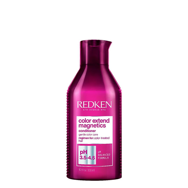 RedkenColorExtendMagneticsConditioner300ml Bottle of Redken Color Extend Magnetics Conditioner by Redken, a conditioner indicated for preserving colored hair.