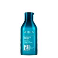 Bottle  of  Redken  Extreme  Length  Fortifying  Shampoo  by  Redken,  a  shampoo  indicated  for  strengthening  brittle  and  fragile  hair.