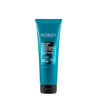 Jar  of  Redken  Extreme  Length  Triple  Action  Treatment  by  Redken,  a  hair  mask  indicated  for  nourishing  fragile  hair.