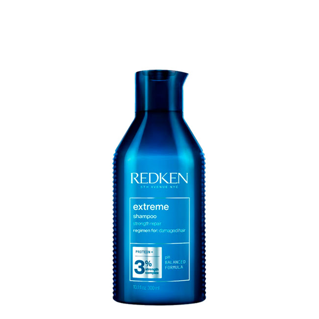 RedkenExtremeStrengthRepairShampoo300ml Bottle of Redken Extreme Strength Repair Shampoo by Redken, a shampoo indicated for cleansing and repairing damaged hair.