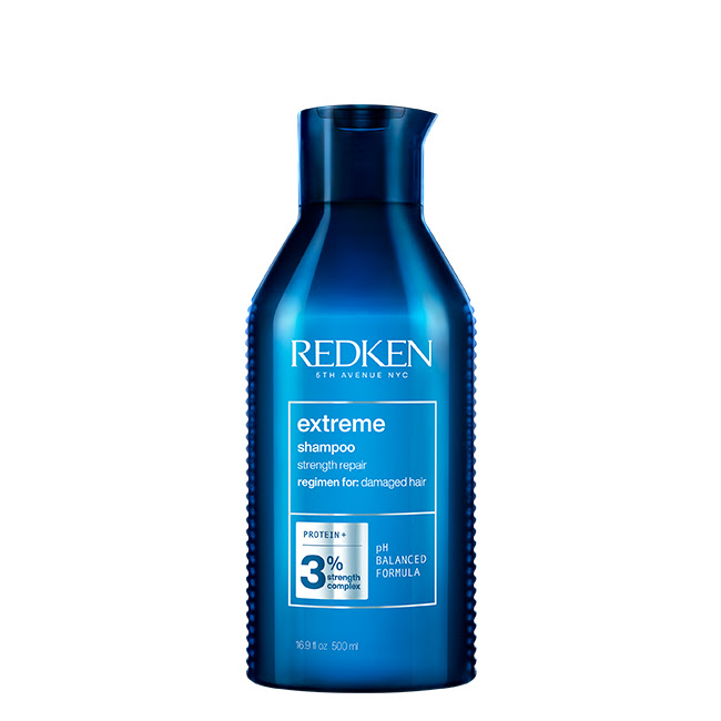 RedkenExtremeStrengthRepairShampoo500ml Bottle of Redken Extreme Strength Repair Shampoo by Redken, a shampoo indicated for cleansing and repairing damaged hair.