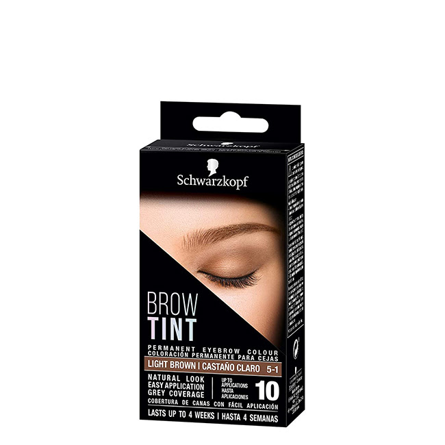 SchwarzkopfBrowTintPermanetEyebrowColor5-1LightBrown Schwarzkopf Brow Tint Permanet Eyebrow Color 5-1 Light Brown