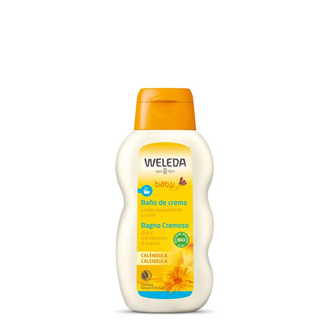 WeledaBabyCalendulaCreamBath200ml Weleda Baby Calendula Cream Bath 200ml
