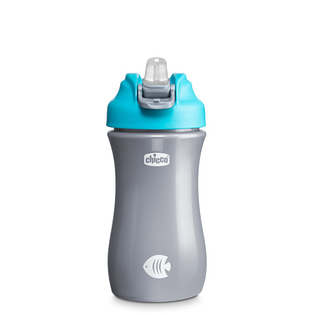 ChiccoPop-UpCup2Y+ColorBlue350ml Bottle of Chicco Pop-Up Cup 2Y