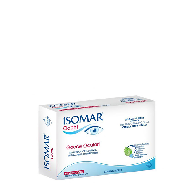 IsomarOcchiEyeDropsMonodosisx15 Isomar Occhi Gotas Oftálmicas Monodosis x15 - Image 1