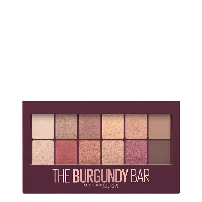 MaybellineTheBurgundyBarEyeShadowPalette96g Maybelline The Burgundy Bar Eye Shadow Palette 9.6g - 画像 (1)
