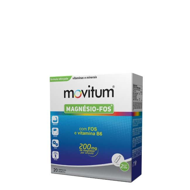 MovitumMagnesium-FOSAmpoulesx20 Movitum Magnésio-FOS Ampolas x20 - Image 1