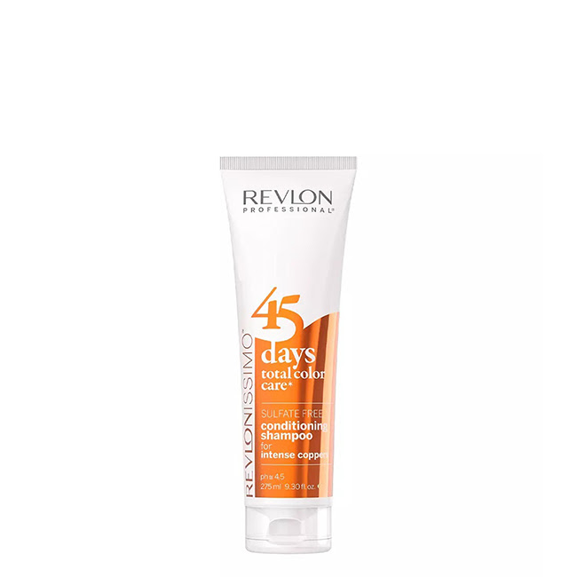 Revlon45DaysConditioningShampooforIntenseCoppers275ml Revlon 45 Days Shampoo Condicionador Intense Coppers 275ml - Image 1