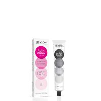 Tube  of  Revlon  Nutri  Color  Filters  050  Pink  by  Revlon,  a  semi  permanent  cream  color  indicated  for  intense  hair  color  and  shine.