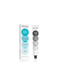 Tube  of  Revlon  Nutri  Color  Filters  097  Turquoise  by  Revlon,  a  semi  permanent  cream  color  indicated  for  intense  hair  color  and  shine.