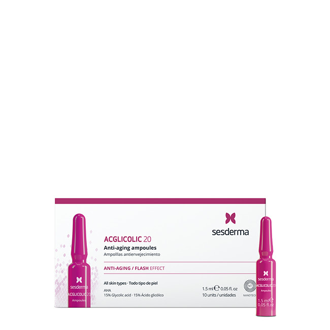 SesdermaAcglicolic20Anti-AgingAmpoulesx10 セスデルマ アクグリコル20 アンチエイジングアンプル 10本入り - 画像 (1)